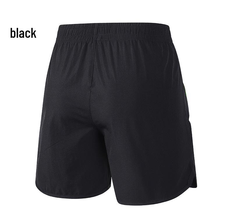 Men's Quick-Dry Ice Silk Sports Shorts - Plus Size, Casual Beach Fitness & Running Pants