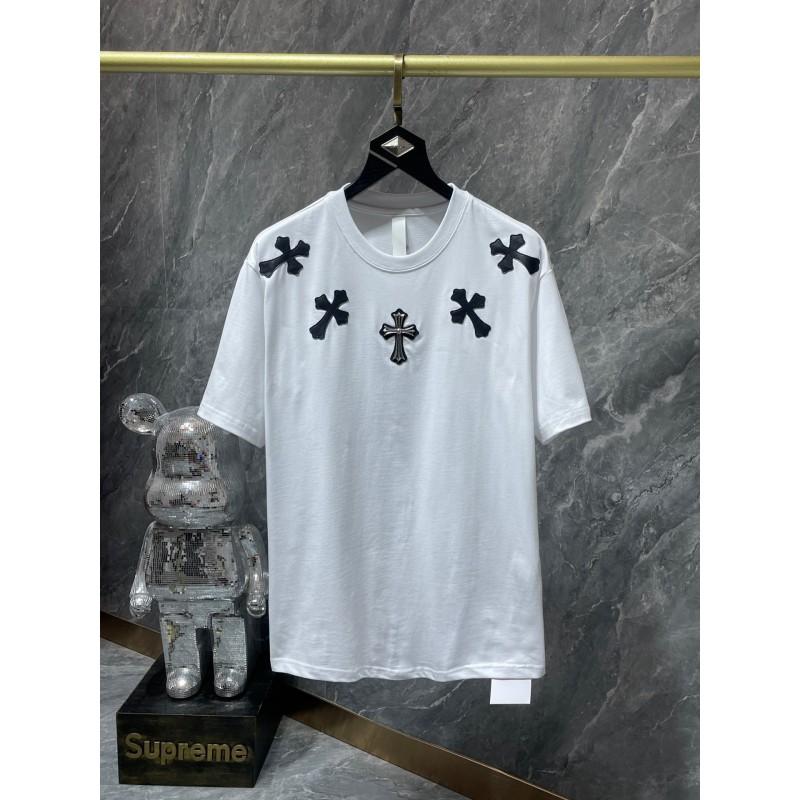 Unisex Loose Fit Cotton T-Shirt With Sanskrit Cross Sword Print Streetwear Tee