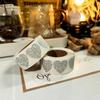 300pcs Diamond Frosted Shiny Heart Shape Stickers for Wedding Package Decoration Stationery