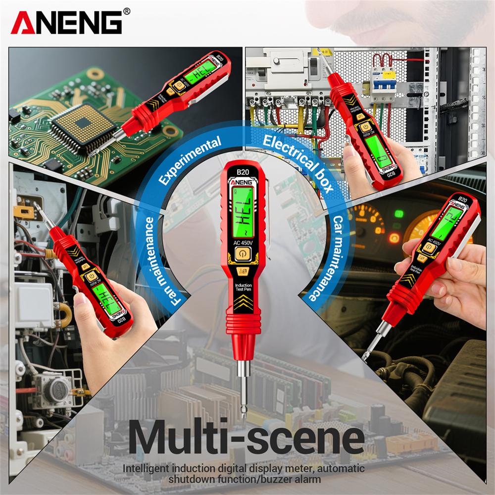 General Insulated Electric Pen ANENG B20 Double Headed Cross Screwdriver for Electrician Maintenance and Inspection Manual Tool