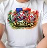 Чемпионат мира по футболу 2026 США Канада Мексика Футболка для фаната Футбольный подарок Унисекс