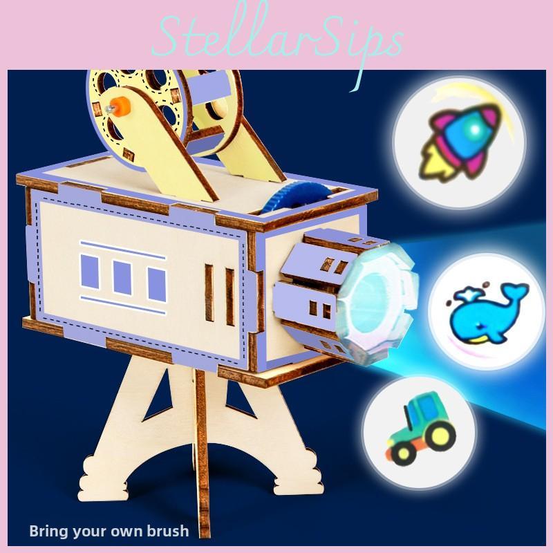 Физический научный проектор для студентов с оптической визуализацией «сделай сам» и образовательным весельем