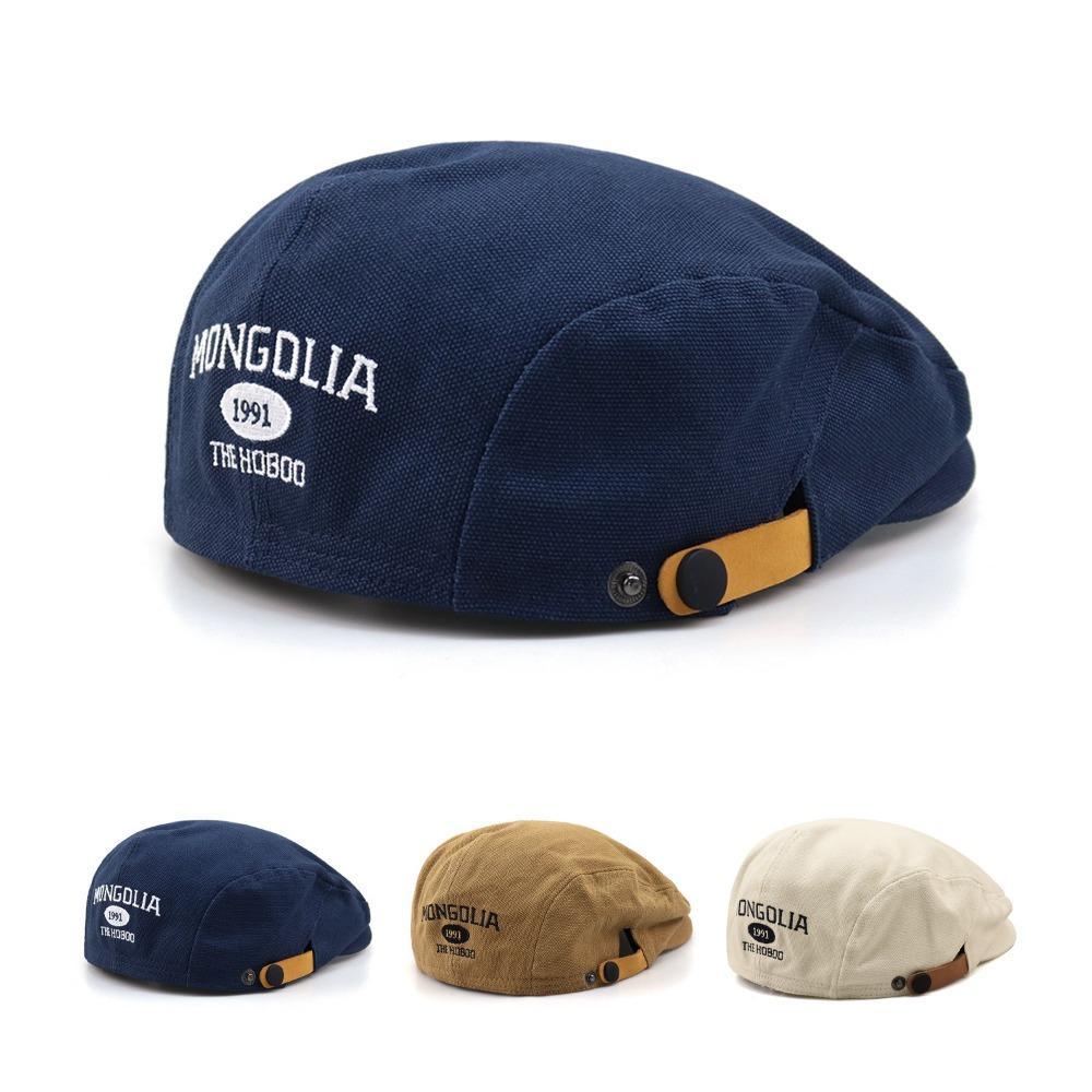 Adjustable Painter Hat Retro Beanie Hat Casual Beret  Unisex