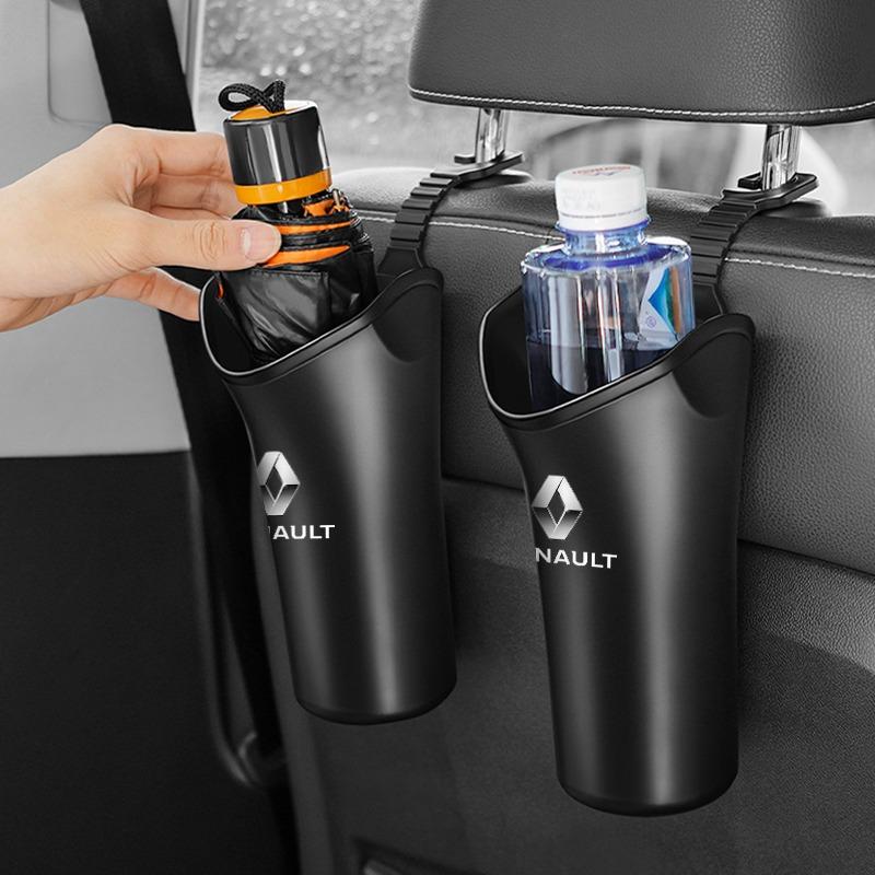 Car Storage Box Umbrella Garbage Organizer Bucket For Renault Dacia Kadjar Captur Megane 1 2 3 4 CC Laguna 2 3 Coupe Koleos
