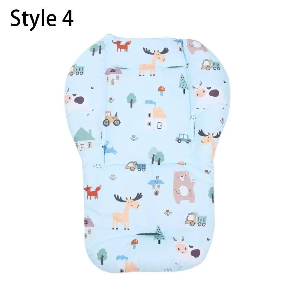 1Pcs Cartoon Pattern Stroller Cushion Pram Buggy Carriages General Mat Baby Stroller Seat Pad