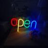 Современная светодиодная неоновая настенная вывеска 'Open' - Осветите свой дом стильным сиянием