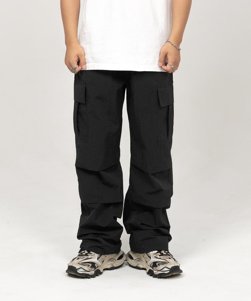 AT THE MOMENT Parachute Cargo Pants (4 Colors)