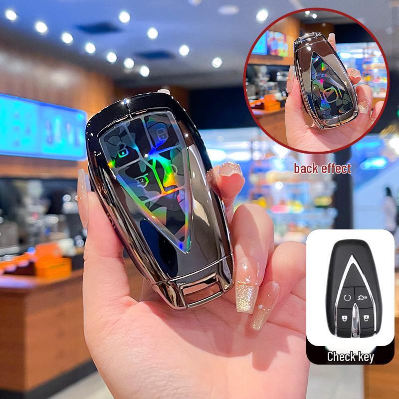 Высококачественная металлическая крышка для ключа Changan Qiyuan A07 2025, A06 New Energy и A05/A07 с пряжкой
