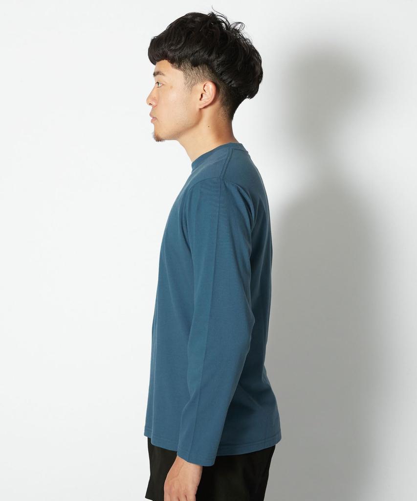 Snow Peak Soft Cotton Logo Long-Sleeve T-Shirt, Blue, M, SW-25SU401