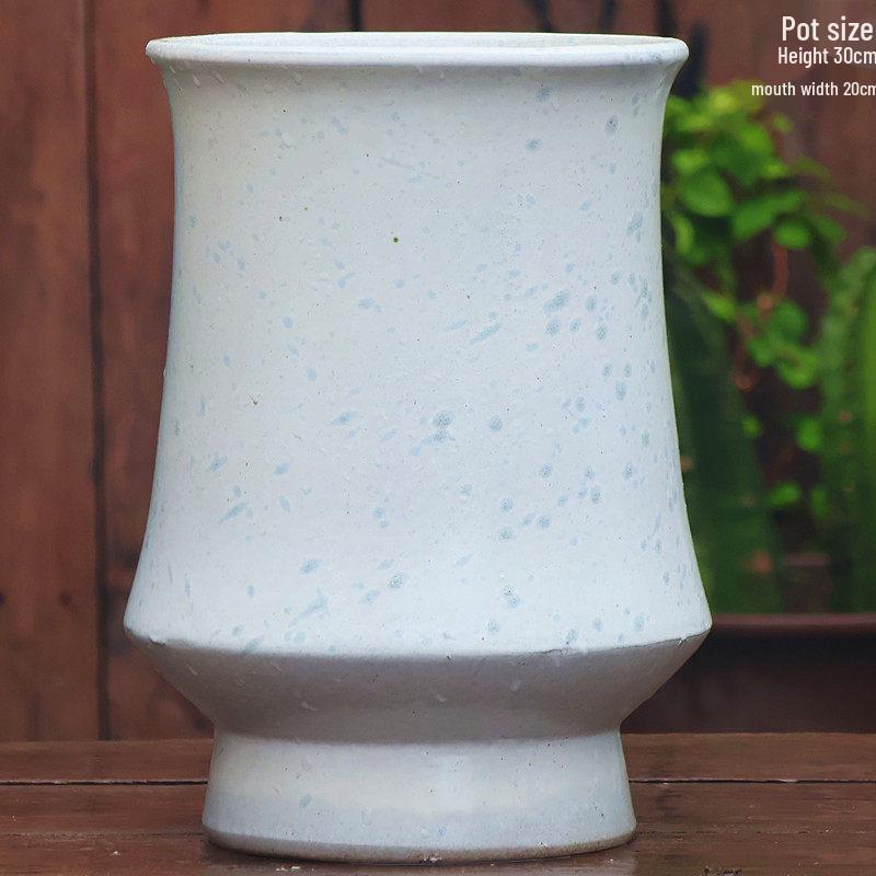 Высокий ручной керамический глиняный горшок для суккулентов и орхидей