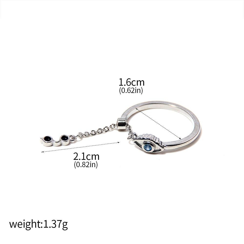 Периферийные заклинания аниме, боевые кольца, двухстороннее жилье, Nuo, Gojo, Gofu, Heihui, COS, аксессуары для колец «Демонический глаз»