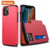 Чехол для телефона Bananq Slide с отделением для карт для iPhone 11 12 13 14 15 Pro Max Mini XS XR 8 Plus, противоударный чехол для карт
