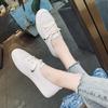 Casual Shoes Women's Spring Sneakers Leather White Shoes Women Korean Version of The Wild Ins Women's Shoes
