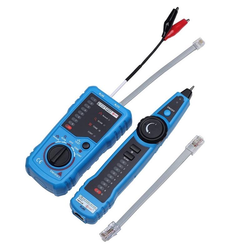 RJ11 and RJ45 Network Cable Tester, Ethernet Wire Finder, Cable Mapper, Continuity Test,Portable LAN Cable Tester,Phone Cable Finder Quick Positioning