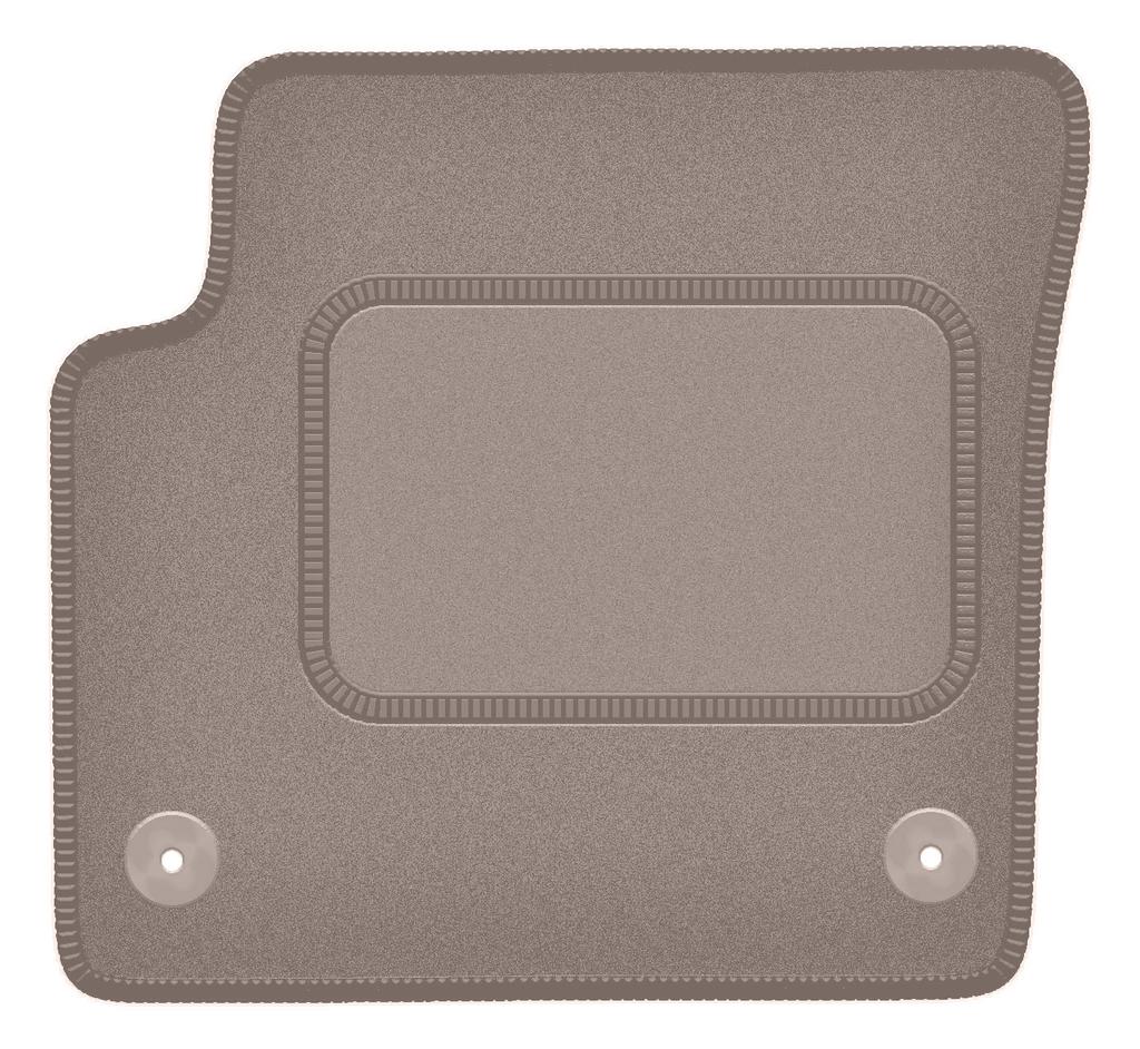 Beige driver's mat for: Land Rover Discovery Sport SUV (2014-)