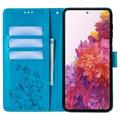 Для Samsung Galaxy S20 FE/S20 FE 5G/S20 FE 2022/S20 Lite Чехол Бабочка Цветок PU Кожа Чехол для телефона Онлайн Покупки Оптом