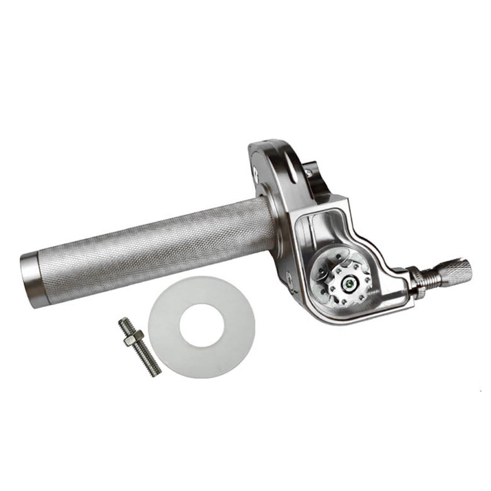 22 мм CNC Алюминиевые Мотоциклетные Ручки Газа с Поворотом Руля для Мопеда Скутера Квадроцикла