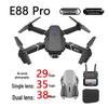 Дрон E88pro с фиксированной высотой: Квадрокоптер E525 с аэрофотосъемкой 4K и дистанционным управлением