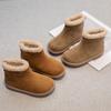 Kids Ankle Boots Fashion Children's Warm Cotton Boots Causal Round-toe Simple Girls Shorts Snow Boots Classic Winter 2024 New
