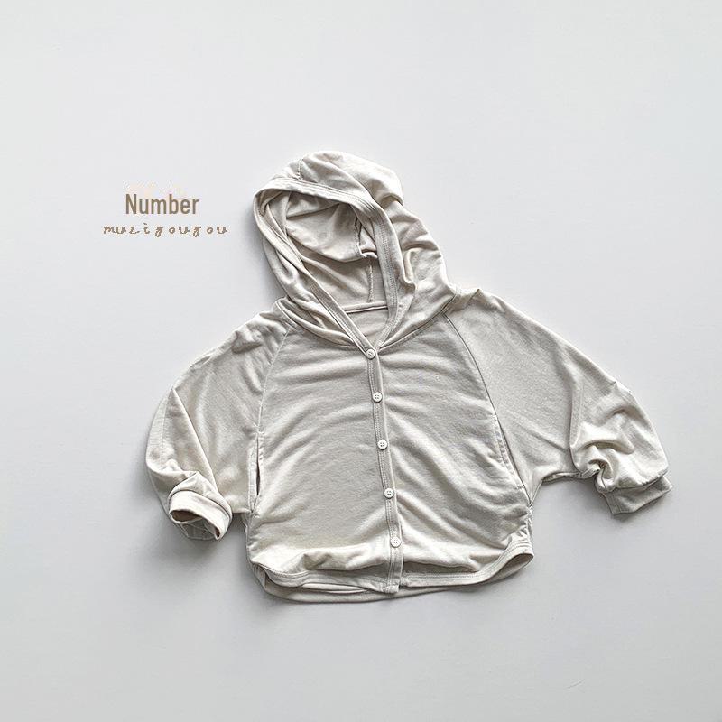 Детский легкий летний солнцезащитный кардиган в корейском стиле