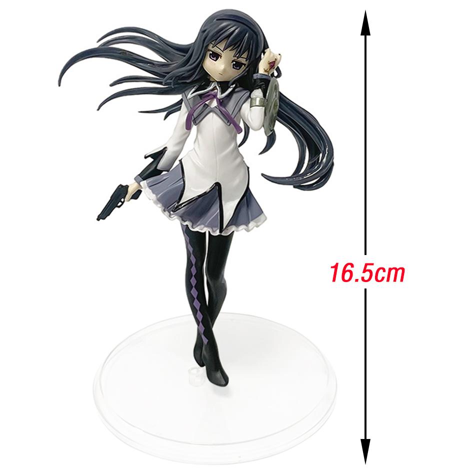 Аниме Puella Magi Madoka Magica Фигурка 17 см Akemi Homura Фигурка ПВХ Модель Украшения Кукла Детская Игрушка