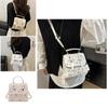 Street Style Women Dual Shoulder Bag Made Of Pu With Stitch Details For Casual Outings