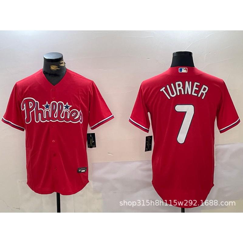 Philadelphia Phillies MLB Baseball Jersey T-Shirt Unisex Short Sleeve Embroidered Fan Apparel