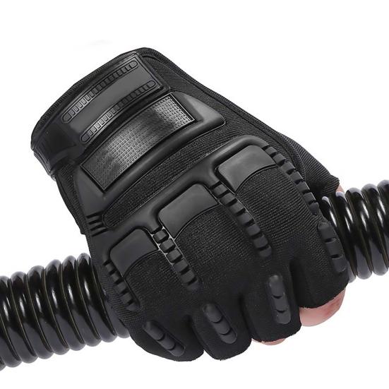 Мужские армейские военные велосипедные полуперчатки для страйкбола на открытом воздухе, боевые полуперчатки с пальцами