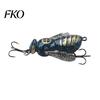 Hornet Lure with Acoustic Noise Steel Ball 5G/4.8CM Bionic Wasp Topwater Lure, Floating Hard Freshwater Fishing Ball, Artificial Insect