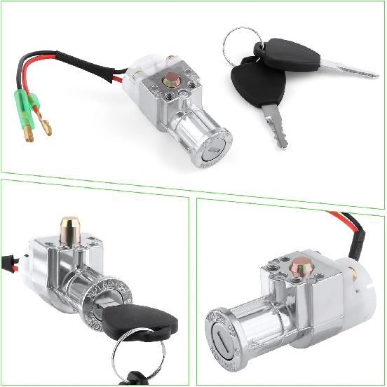 Battery Cylinder Lock Motorcycle Battery Locks Tricycle Electrombile Battery Accessories with 2 Key Motorcycle Ignition Lock