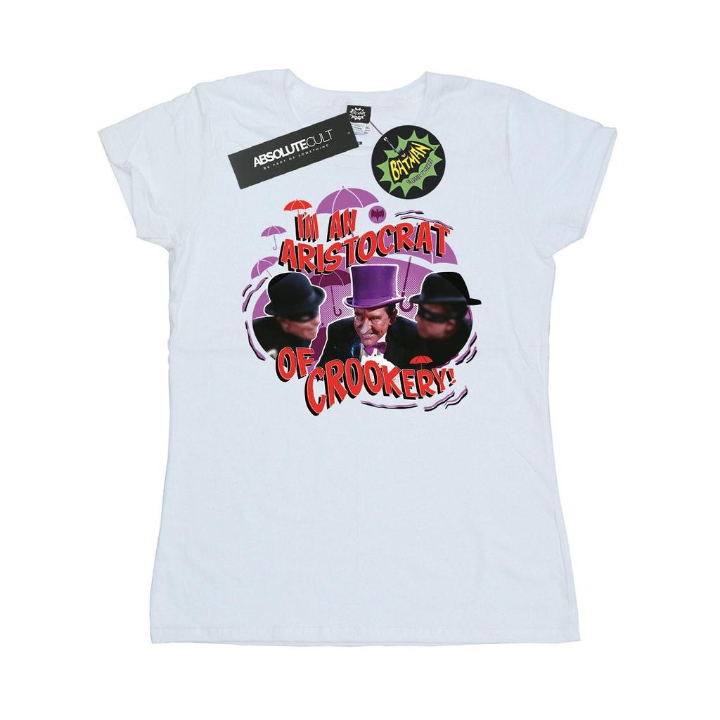 DC Comics Womens/Ladies Batman TV Series The Penguin Aristocrat Cotton T-Shirt