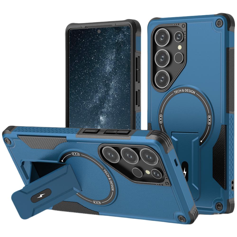 Для Samsung S25 S24 Ultra Сверхпрочный чехол для мобильного телефона для Samsung Galaxy S25 Ultra S24 Plus Двухслойный чехол с беспроводной зарядкой