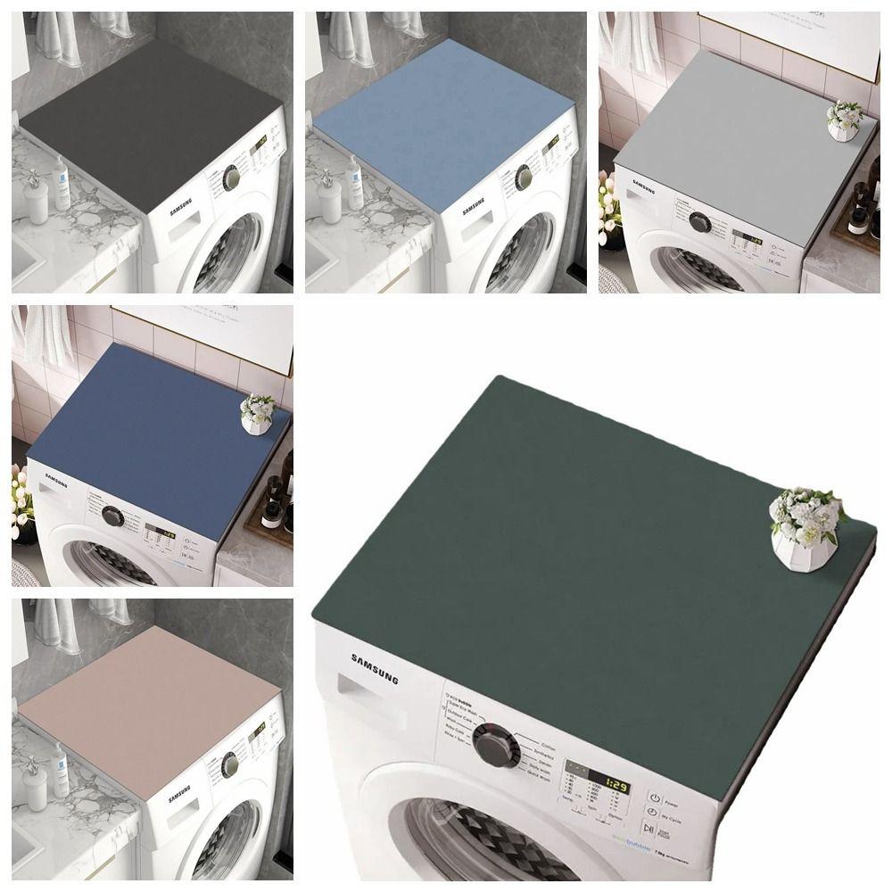 Anti-slip Washing Machine Cover Quick Drying Microwave Protecor Washable Bathroom Mat Table