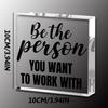 "Person You Want To Collaborate With" Acrylic Plaque - Inspirational Office Gift with Photography Utility