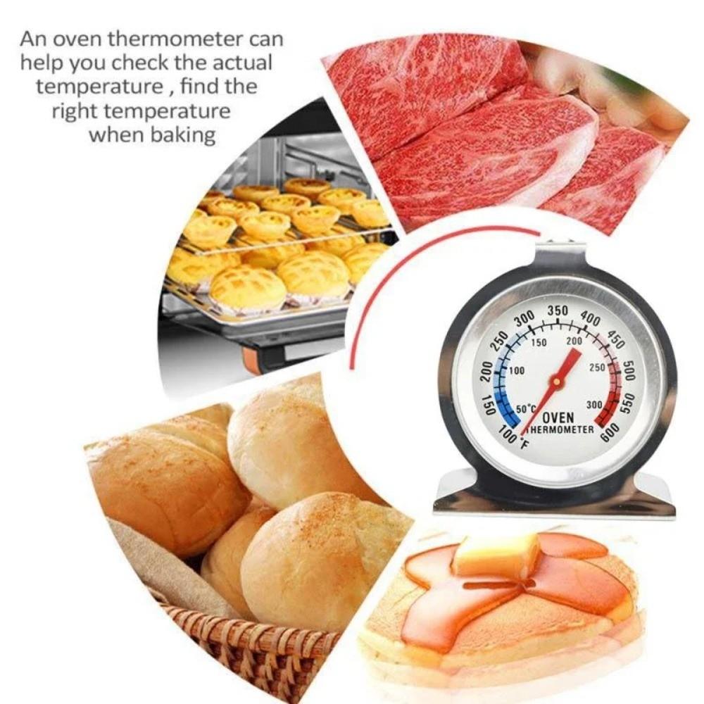 50~300℃ Oven Cookware Thermometer Stainless Steel Food Gauge Tool Microwave Cooker