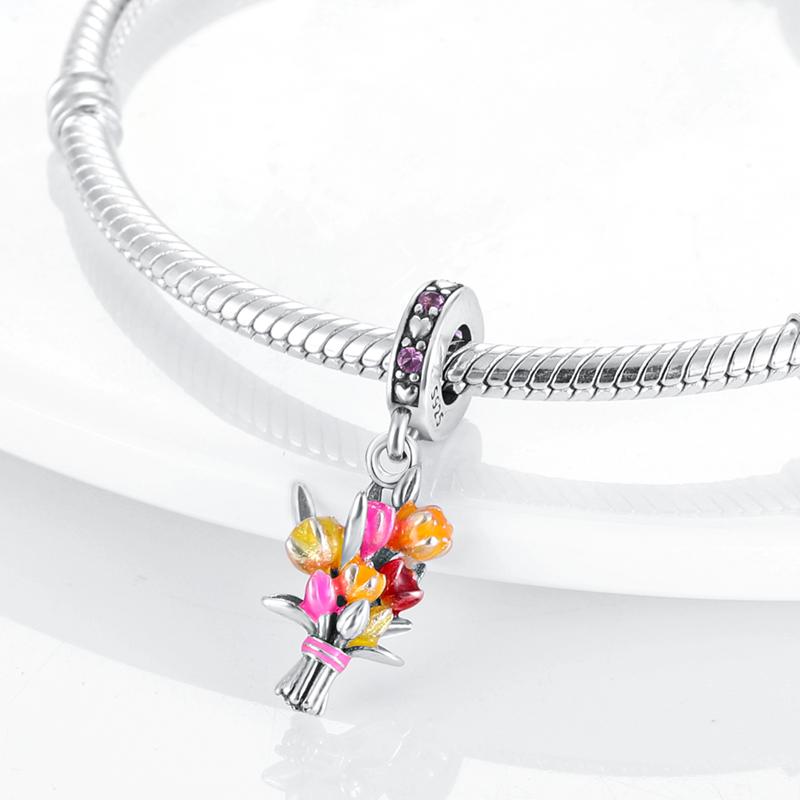 Charms Plata De Ley 925 Sun Moon Star Clip Charms Girl With Moon Pangolin Beads Fits Women Anniversary Jewelry Charm