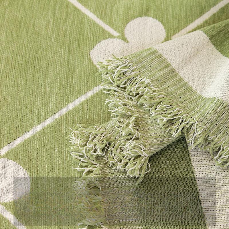 Fresh Four Seasons Universal Four-Leaf Clover Chenille Sofa Towel All-Inclusive Living Room Sofa Cover One Piece Sofa Cover