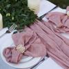 No Loose Edges Napkins Rustic Cloth Napkin, Solid Color Cotton 18 x Inch Washable Soft Durable Dinner Napkin for Home Wedding Bridal Shower Baby Table