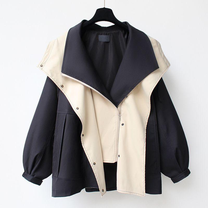 Receive Waist Medium Long Windbreaker Women Spring And Autumn Casual Fashion Tooling Coat