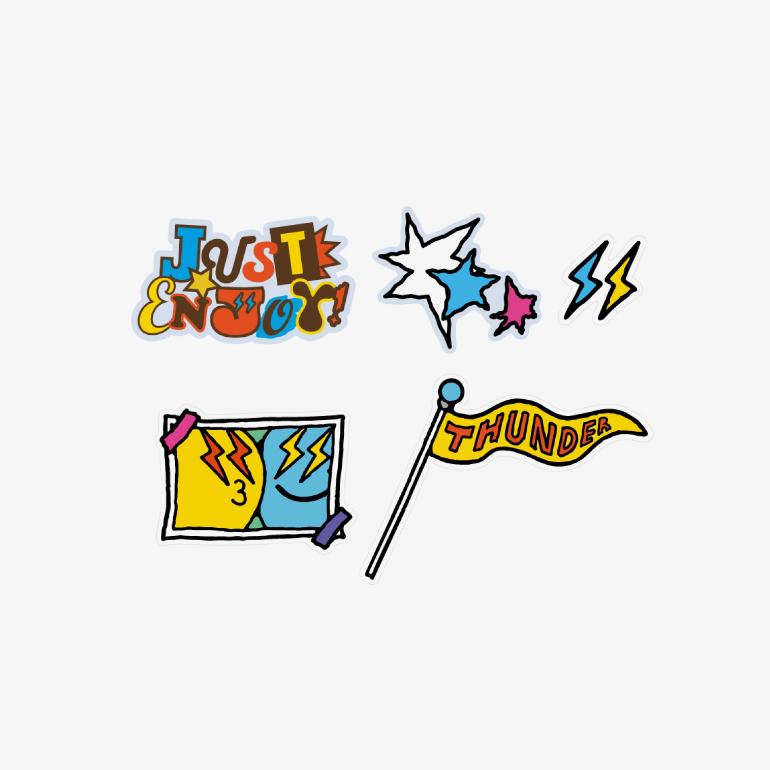 Набор Wappen ATEEZ THUNDER POP-UP 2024