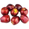 JEDFORE Fake Dark Red Apple Simulation Artificial Lifelike Plastic Red Delicious Apples Set Fake Fruit for Home House Kitchen Wedding Party