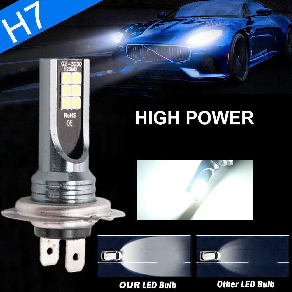 1pcs H7 LED Headlight Bulb Beam 100W High Power LED White Driving H3 6000K Auto Bright H1 H4 H1 Y8J1