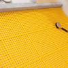 10 шт. Присоски Коврики для пола Противоскользящий Пластиковый Мозаичный Коврик для Ванны для Кухни Ванной Желтый
