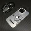 Серебристый ударопрочный чехол для телефона Человек-Паук для iPhone 11/12/13/14 Pro Max