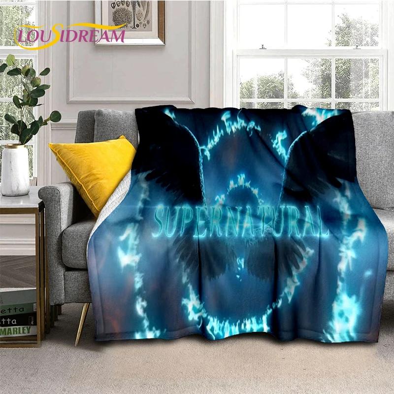 3D SPN Сверхъестественное Знак Дин Сэм Плед, Мягкий Плед для Дома Спальни Кровати Дивана Пикника Путешествия Офиса Покрывало Детский Подарок