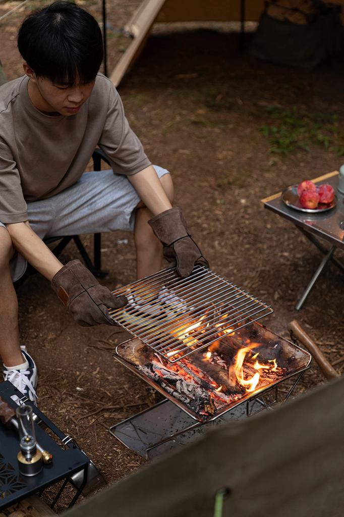NANGGEAR Camp Heavy Lost Fire Grill сетка из нержавеющей стали (Nanko Gear) 33,5см 11344(W12)