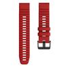 KALEBOL KLB-AWGJ-001 For Garmin Fenix 7X / 7X Pro Silicone Watch Band 26mm Concave Dot Wrist Strap