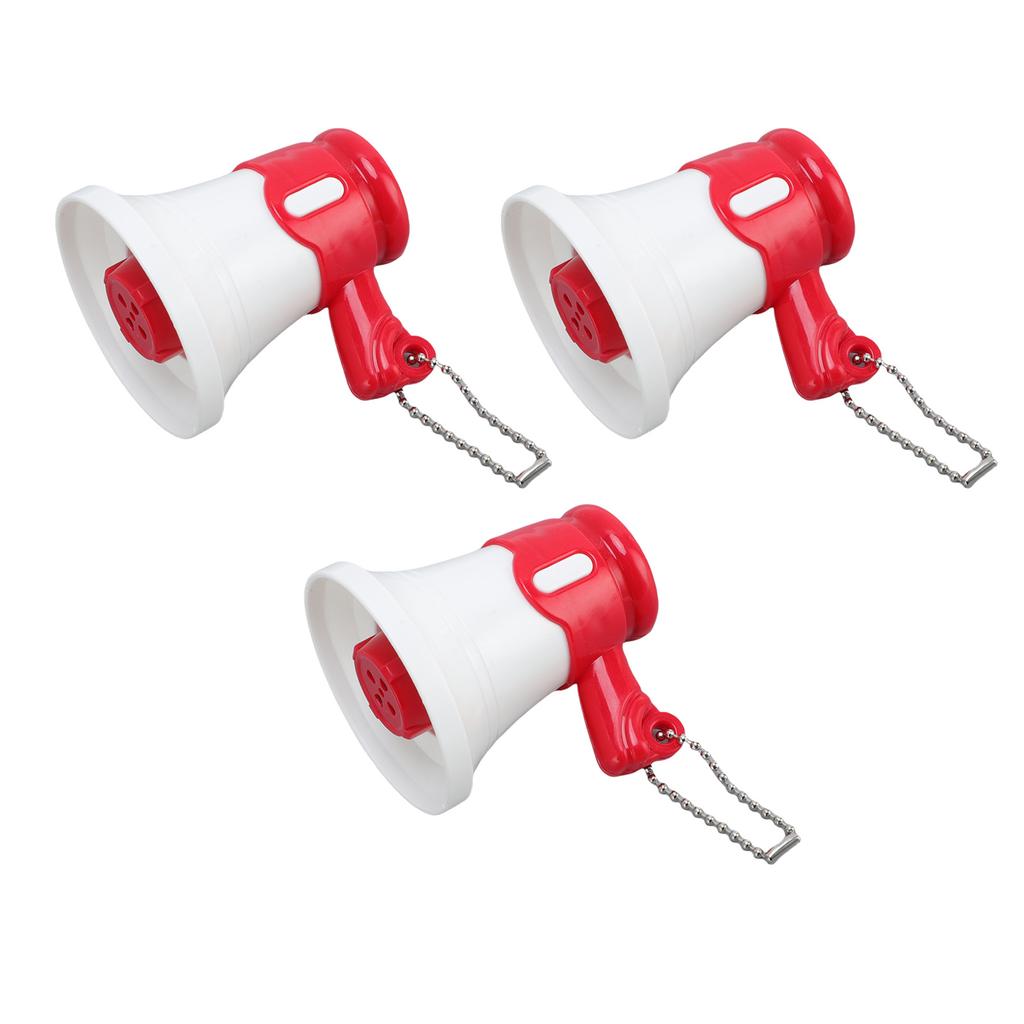 3 шт. Мини Мегафон Игрушка Детский Забавный Музыкальный Громкоговоритель Брелок со Встроенными Песнями Ролевая Игра Притворство