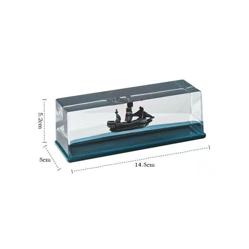 Going Merry Floating Ship Thousand Sunny Floating Boat Ship Fluid Liquid Cruise Ship Hourglass Fluid Drift Bottle Decoration