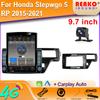 9,7-дюймовый вертикальный экран Tesla Android 12.0 для Honda Stepwgn 5 RP 2015-2021 автомобильный радиоприемник GPS навигация мультимедийный плеер
